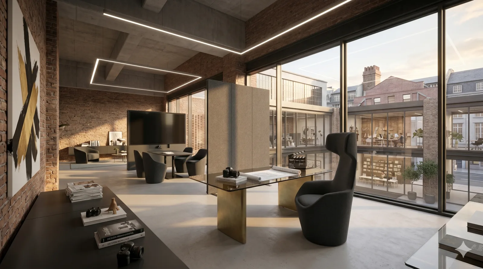The Ace in a professional office